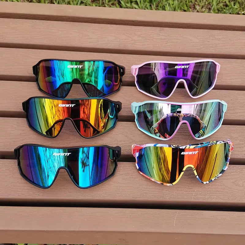 Giant cycling HD vision anti sweat and anti fog cycling glasses  men's and women's sunglasses, outdoor sports with case PowerGlide Motors & Accessories