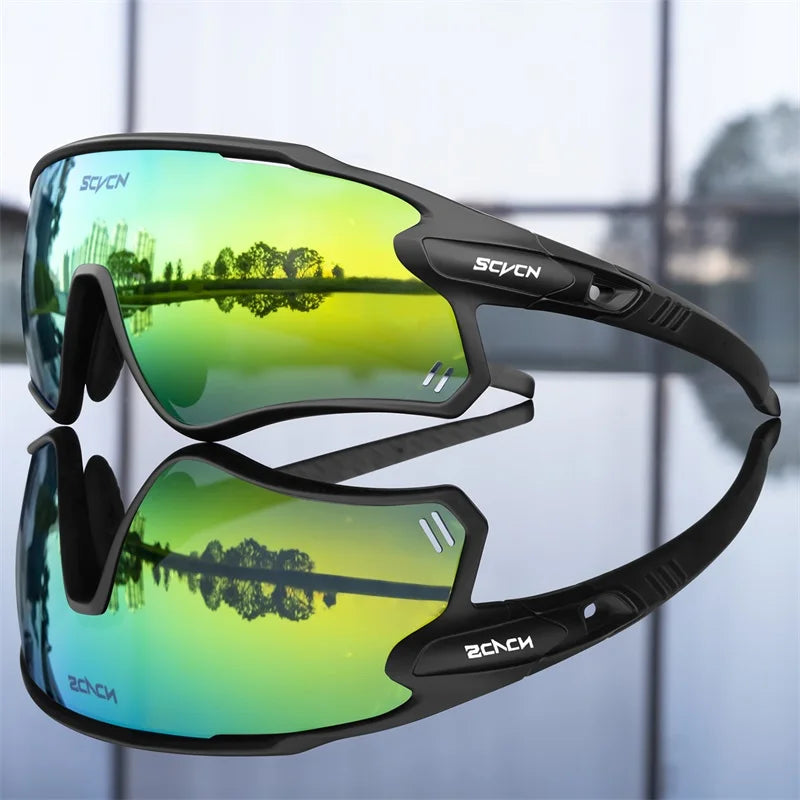 Polarized 3 Lens Men Women Fashion Cycling Fishing Sport Sunglasses 2025 MTB Road Bike Eyewear Motocross Goggles Bicycle Glasses