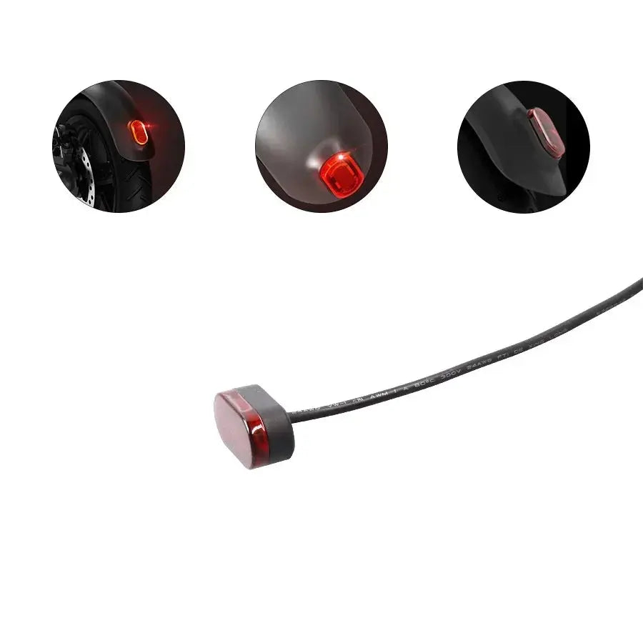 Rear Fender Tail Light for Xiaomi M365 Pro Pro2 Electric Scooter Foldable Resistant Taillight Smart Tail Cable Repair Parts PowerGlide Motors & Accessories