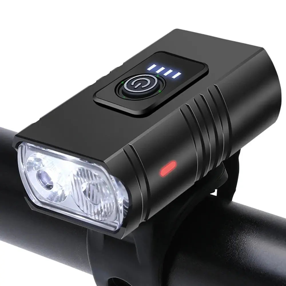 LED Bicycle Front Light Type-C Rechargeable Bicycle Headlight MTB Road Bike Headlamp Easy to Install Cycling Accessories PowerGlide Motors & Accessories