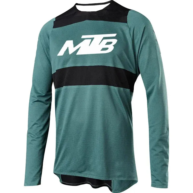 New Downhill Jerseys Mountain Bike MTB Shirts Offroad Motorcycle Jersey Motocross Quick Drying Long Sleeved Sportwear Clothing PowerGlide Motors & Accessories