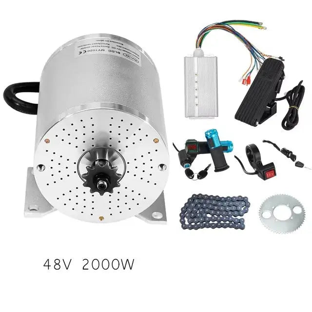 Ebike Conversion Kit 3000w Electric Scooter Motor 48V/72V BLDC Brushless Motor ebike kit 3000w Controller Throttle PowerGlide Motors & Accessories