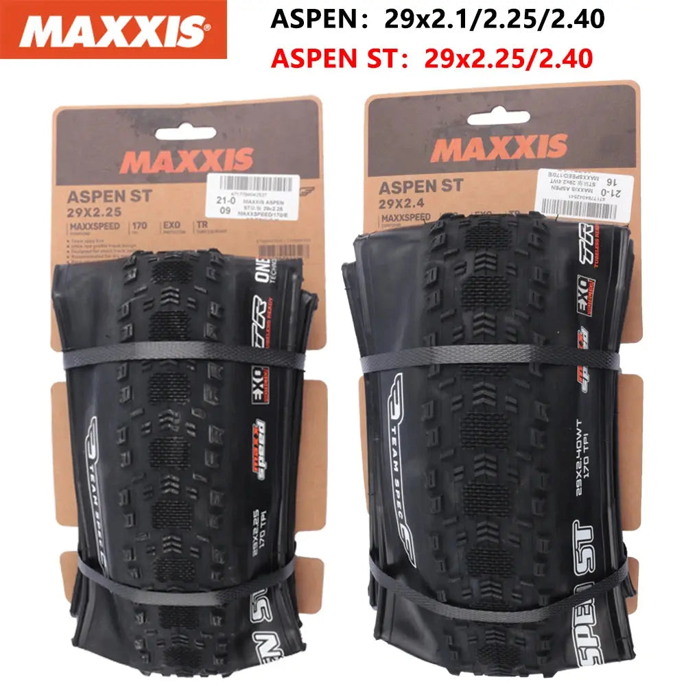 MAXXIS ASPEN ST Bike Tyre Folding Anti Puncture Tubelss Bike Tire 29x2.1 29x2.25Mountain Original XC Off-road Bicycle Tires PowerGlide Motors & Accessories
