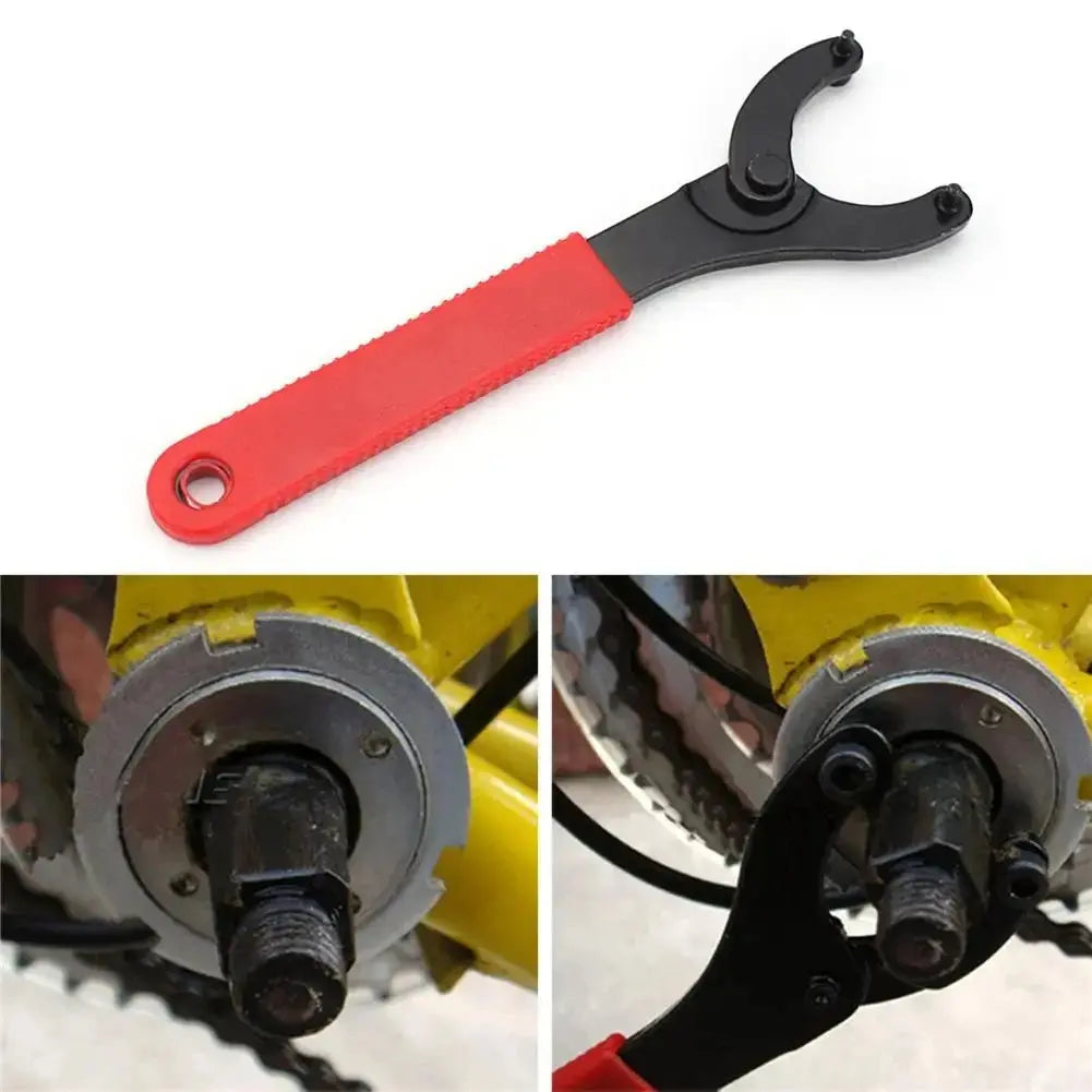 Bike Bottom Chain Wheel Crank Wrench Mountain Bike Fixed-Gear Axle Sleeve Flywheel Lock Ring Bike Removal Repair Tools PowerGlide Motors & Accessories