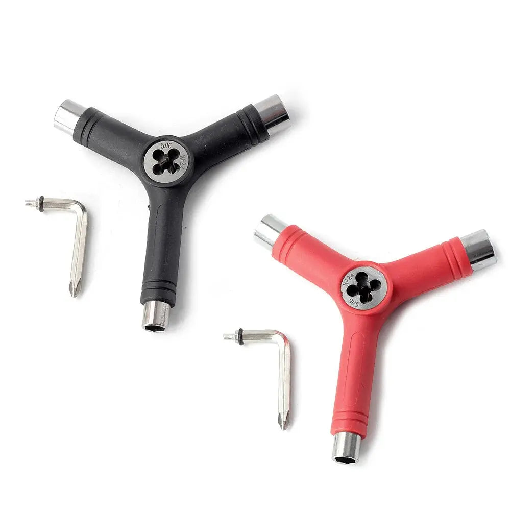 Multi-Function Skateboard Tools T Type Skate Scooter Skateboard Tools Kick Scooter Mini L Wrench Set Assemble Adjusting Tool Kit PowerGlide Motors & Accessories