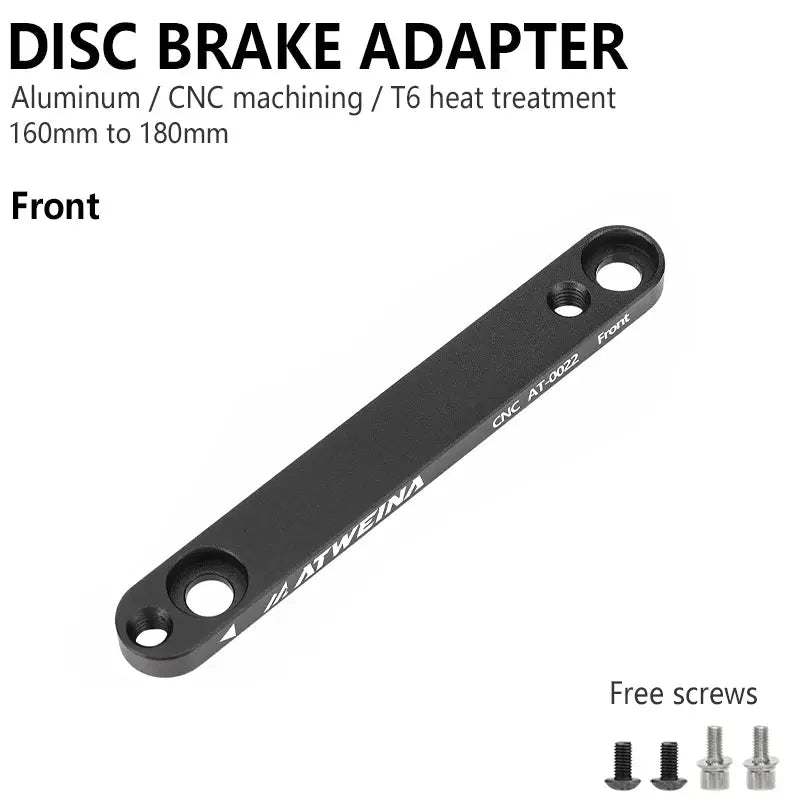 ATWEINA Road Bike Bicycle Disc Brake Aapter Flat Mount CNC Front Rear 180mm Disc Brake Rotor Adapter with Bolts Bicycle Parts PowerGlide Motors & Accessories