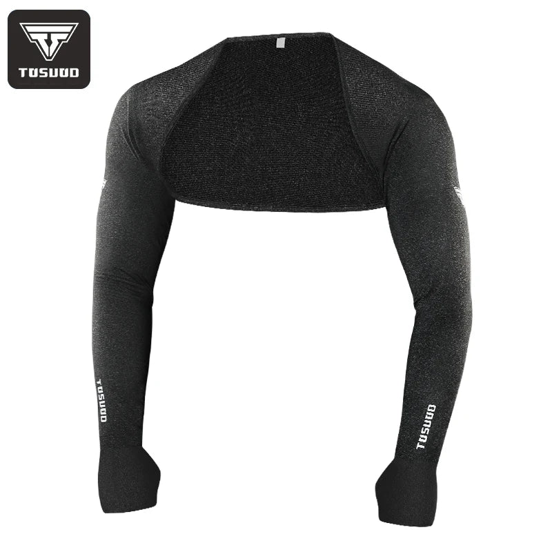 TOSUOD Ice silk sunscreen shawl summer men and women one-piece ice sleeve arm protector sunscreen cycling equipment