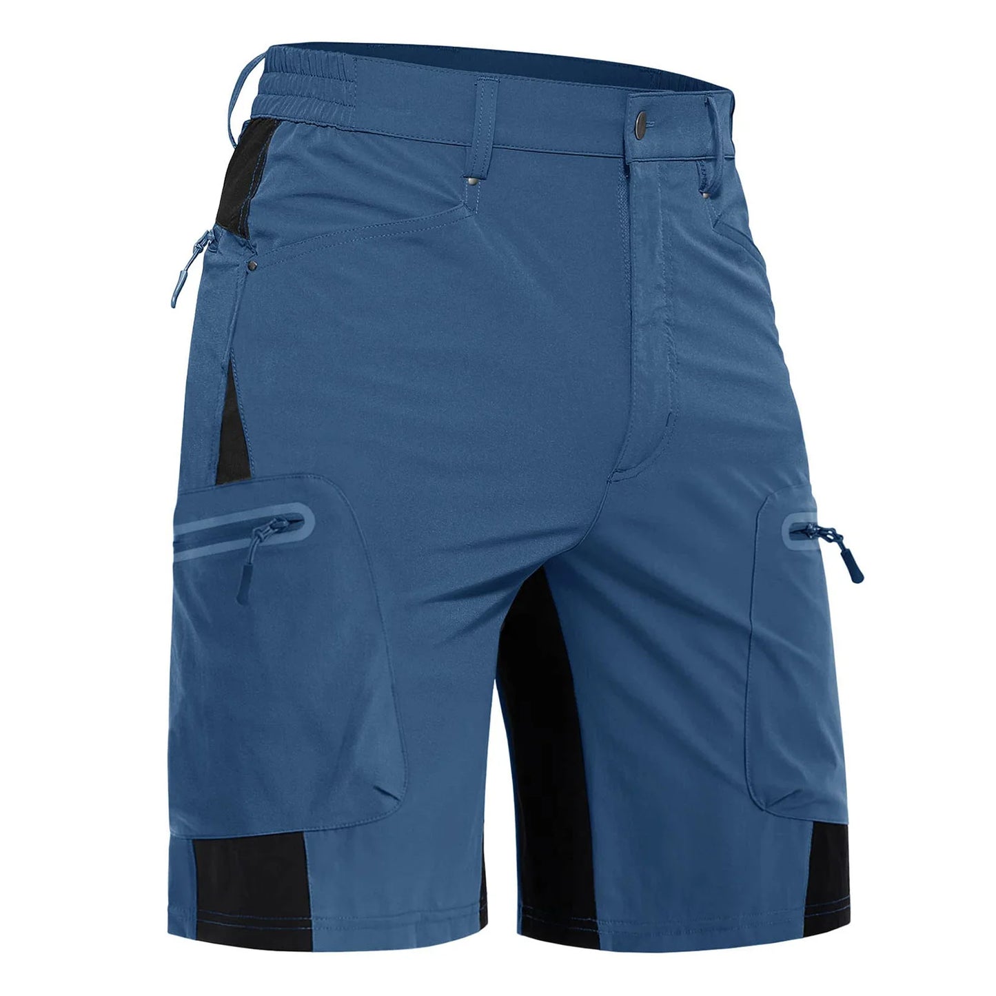 KEFITEVD Summer Men's Cargo Shorts Quick Dry Hiking Work Short Lightweight Fishing Climbing Trekking Short Outdoor Running Male