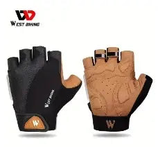 Cycling Gloves, Half-finger, Bicycle, Motorcycle, Bicycle Cycling Gloves, Anti-slip Half-Finger Gloves For Autumn And Winter PowerGlide Motors & Accessories