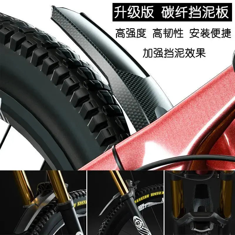 ENLEE Bicycle Fenders Hard Shell Front/Rear Tire Wheel Fenders Carbon Fiber Mudguard MTB Mountain Bike Road Cycling Fix Gear PowerGlide Motors & Accessories