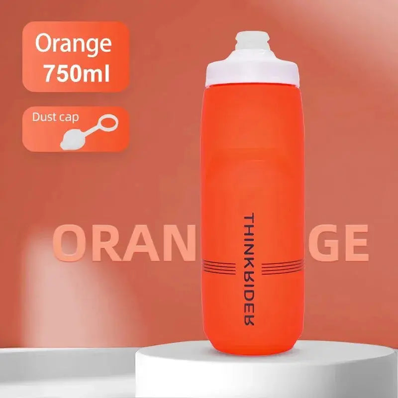 ThinkRider 620ml/750ml Bicycle Bottle MTB Road Bike Water Bottle Outdoor Sports Plastic Portable Large Capacity Drink Cycling PowerGlide Motors & Accessories