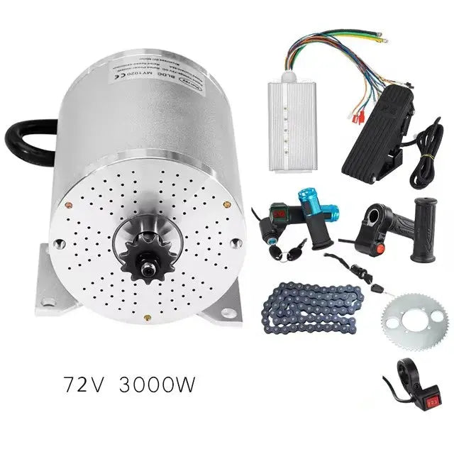 Ebike Conversion Kit 3000w Electric Scooter Motor 48V/72V BLDC Brushless Motor ebike kit 3000w Controller Throttle PowerGlide Motors & Accessories