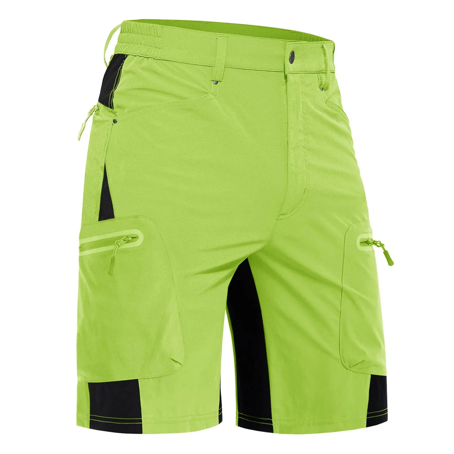 KEFITEVD Summer Men's Cargo Shorts Quick Dry Hiking Work Short Lightweight Fishing Climbing Trekking Short Outdoor Running Male