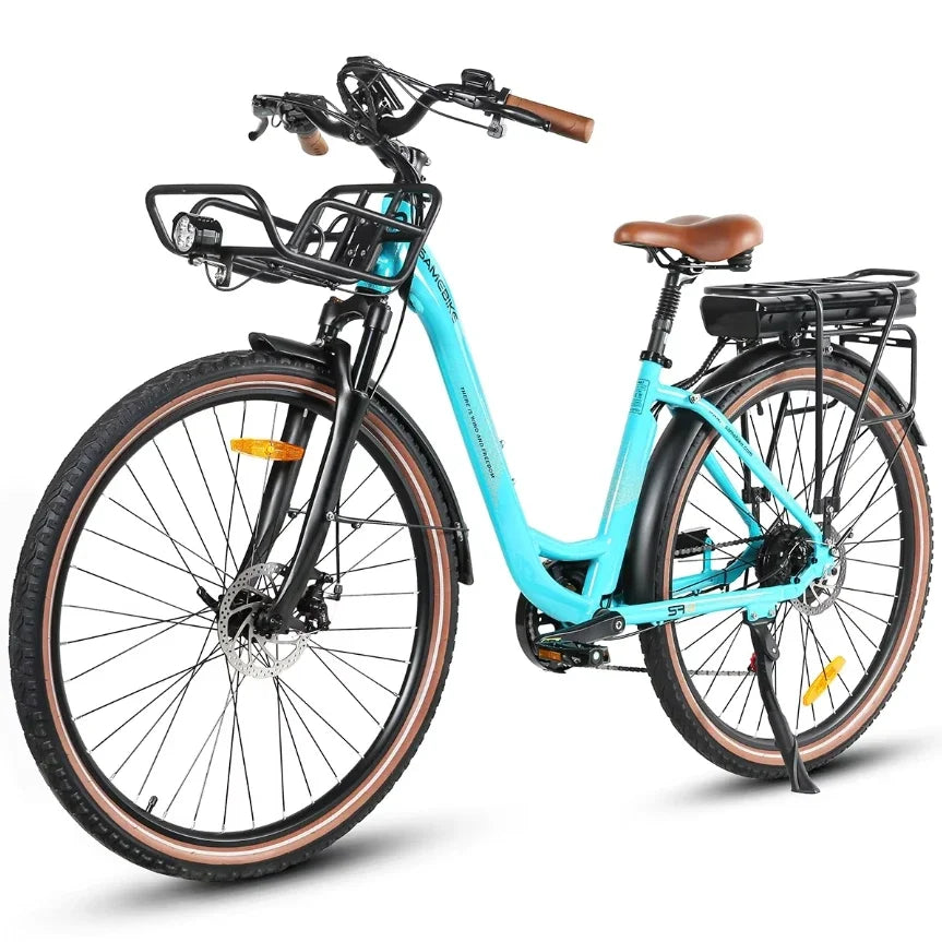 SAMEBIKE RS-A07 Electric Bicycle 500W Brushless Motor Electric Bike 36V13AH Lithium Battery 28inch City Travel Disc Brake E-Bike