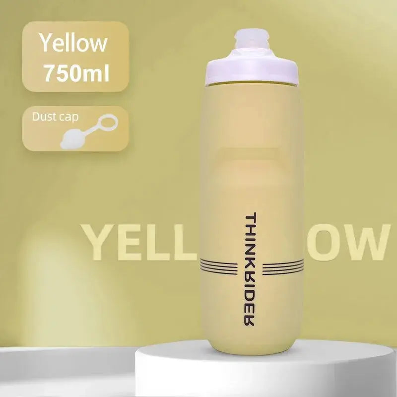 ThinkRider 620ml/750ml Bicycle Bottle MTB Road Bike Water Bottle Outdoor Sports Plastic Portable Large Capacity Drink Cycling PowerGlide Motors & Accessories