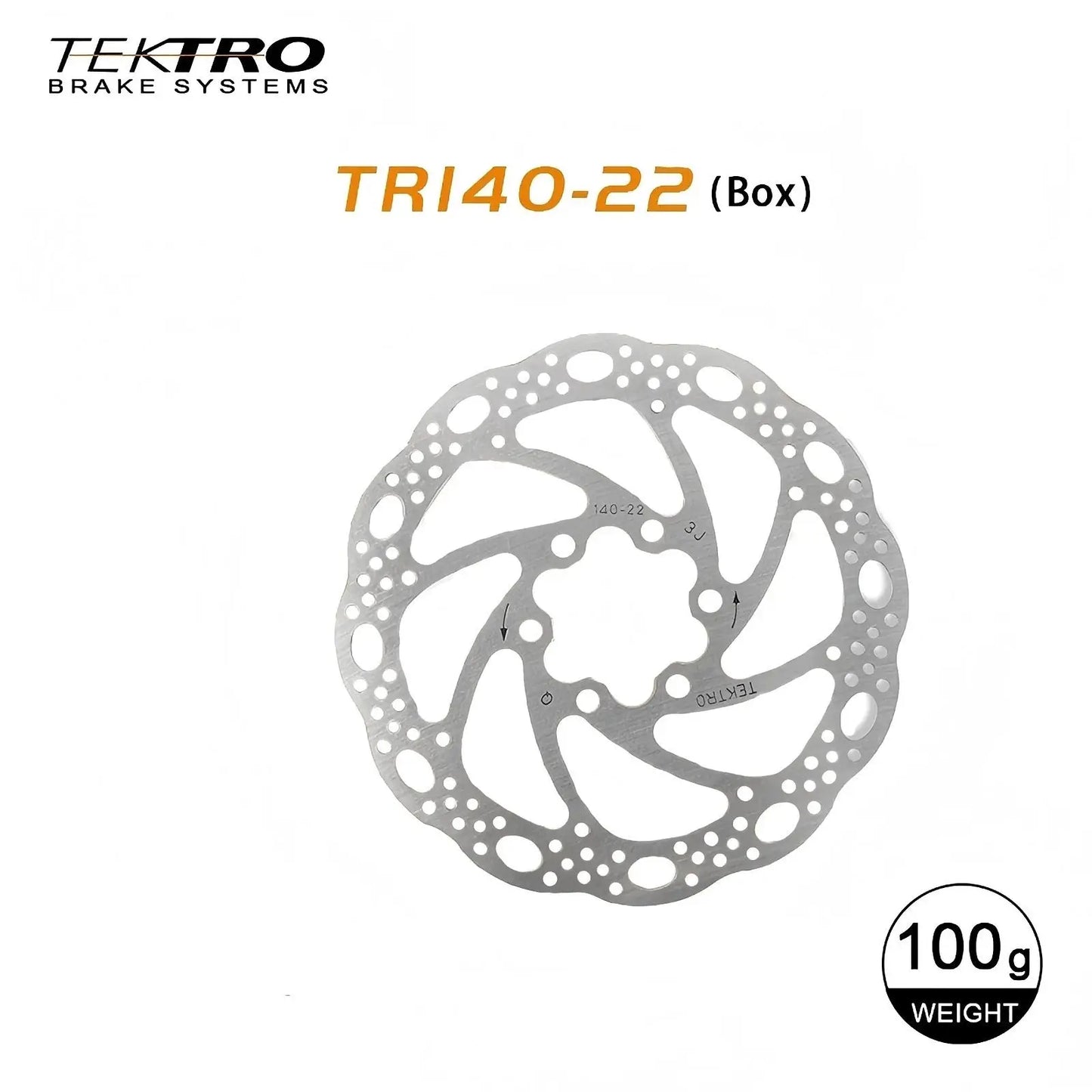 TEKTRO Disc Brake Rotor 6-Bolt TR160/TR180/TR203 160/180/203mm Stainless Steel Lightweight Dissipation Polygonal Design Screws PowerGlide Motors & Accessories