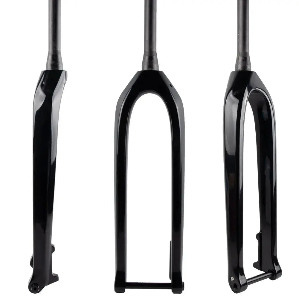Full Carbon Fiber Mountain Bike Front Fork Tapered Tube Thru-Axle Straight Tube Lightweight Bike Parts for Mountain Bikes 29er PowerGlide Motors & Accessories