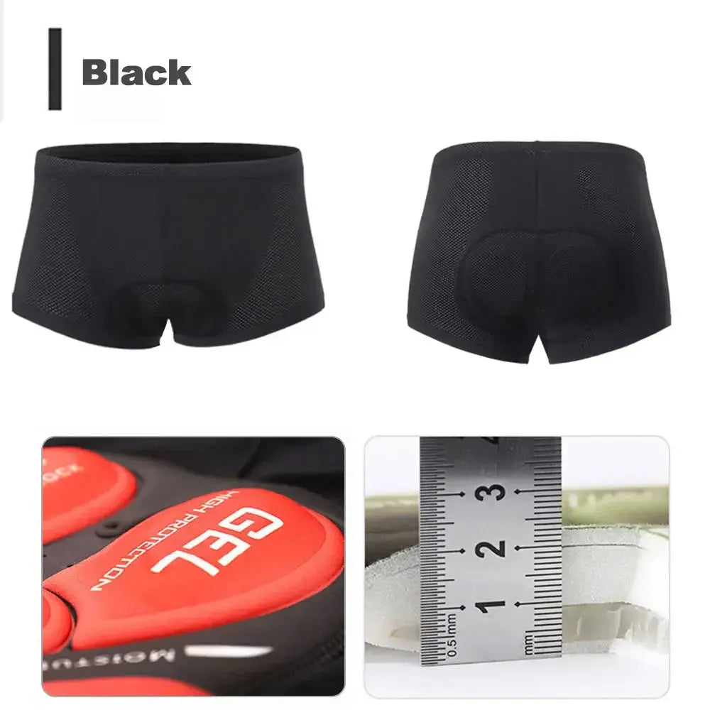 NEWBOLER Breathable Cycling Underwear Cycling Shorts  5D Gel Pad Shockproof Bicycle Underpant MTB Road Bike Underwear Man Shorts PowerGlide Motors & Accessories