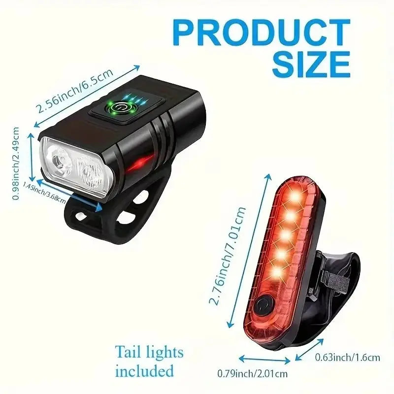 T6 LED Bike Front Light Bicycle Headlight Rechargeable Bright MTB Road Bike Head Lamp LED Cycling Flashlight for Night Riding PowerGlide Motors & Accessories