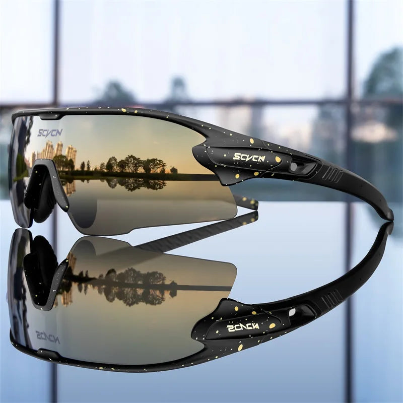 Polarized 3 Lens Men Women Fashion Cycling Fishing Sport Sunglasses 2025 MTB Road Bike Eyewear Motocross Goggles Bicycle Glasses