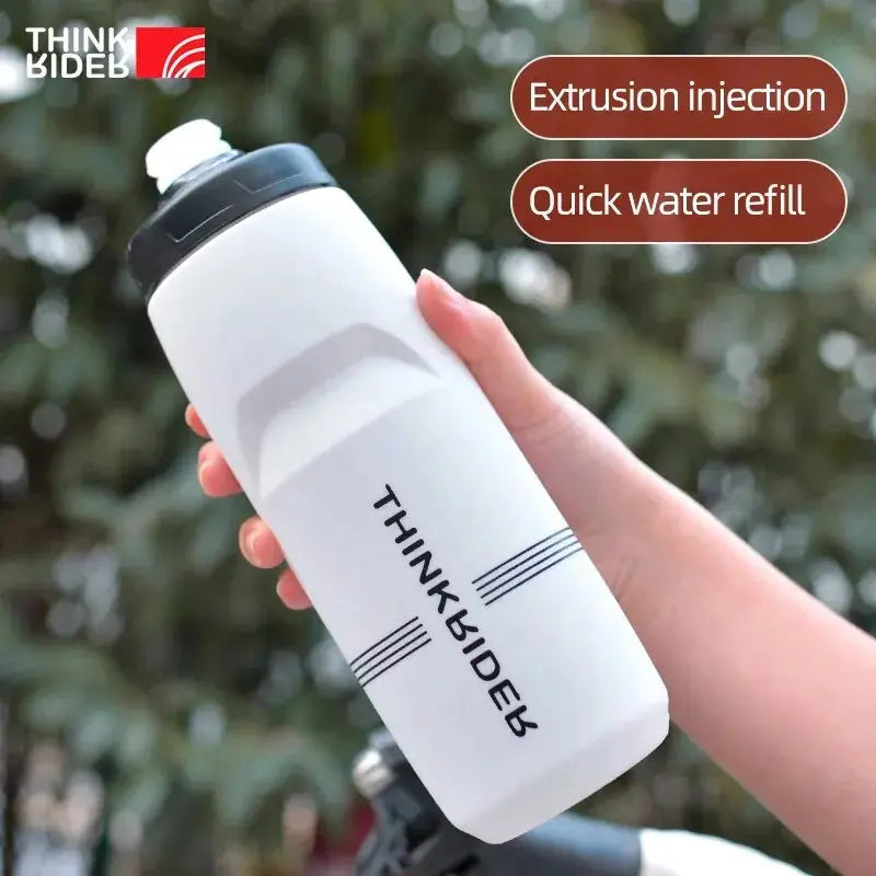 ThinkRider 620ml/750ml Bicycle Bottle MTB Road Bike Water Bottle Outdoor Sports Plastic Portable Large Capacity Drink Cycling PowerGlide Motors & Accessories