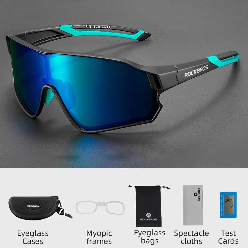 ROCKBROS Bike Glasses Polarized / Photochromic UV400 Sun Protection Sports Eyewear Bicycle Sunglasses MTB Road Cycling Glasses PowerGlide Motors & Accessories