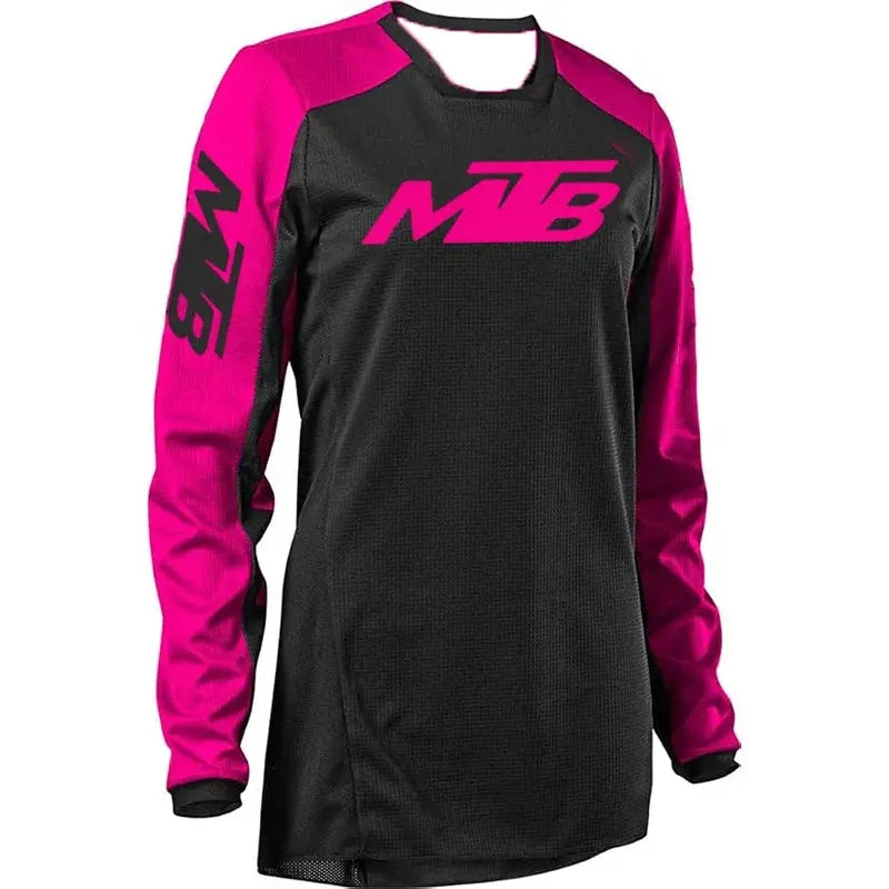 New Downhill Jerseys Mountain Bike MTB Shirts Offroad Motorcycle Jersey Motocross Quick Drying Long Sleeved Sportwear Clothing PowerGlide Motors & Accessories