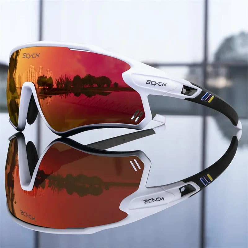 Polarized 3 Lens Men Women Fashion Cycling Fishing Sport Sunglasses 2025 MTB Road Bike Eyewear Motocross Goggles Bicycle Glasses