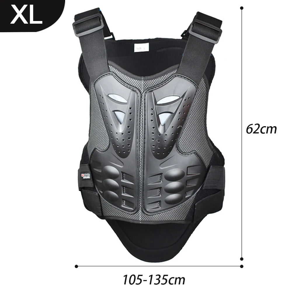 Motorcycle Dirt Bike Body Armor Protective Gear Outdoor Driving Adult Chest Back Protection Vest For Motocross Skiing Skating