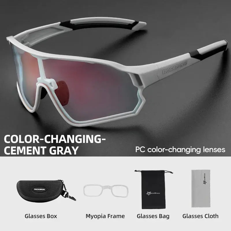 ROCKBROS Bike Glasses Polarized / Photochromic UV400 Sun Protection Sports Eyewear Bicycle Sunglasses MTB Road Cycling Glasses PowerGlide Motors & Accessories