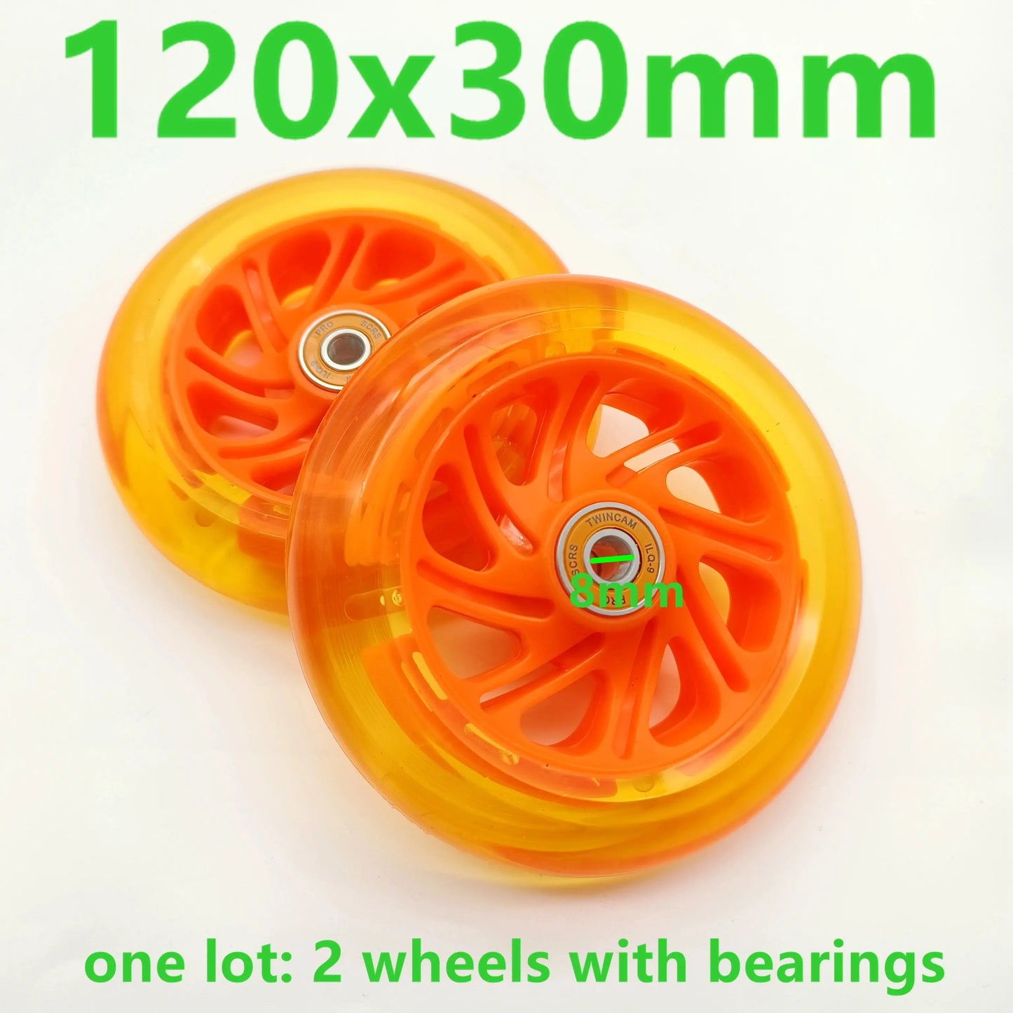 children scooter wheel flashing lighting wheel 80MM 100mm 120mm PU wheel for children scooter PowerGlide Motors & Accessories