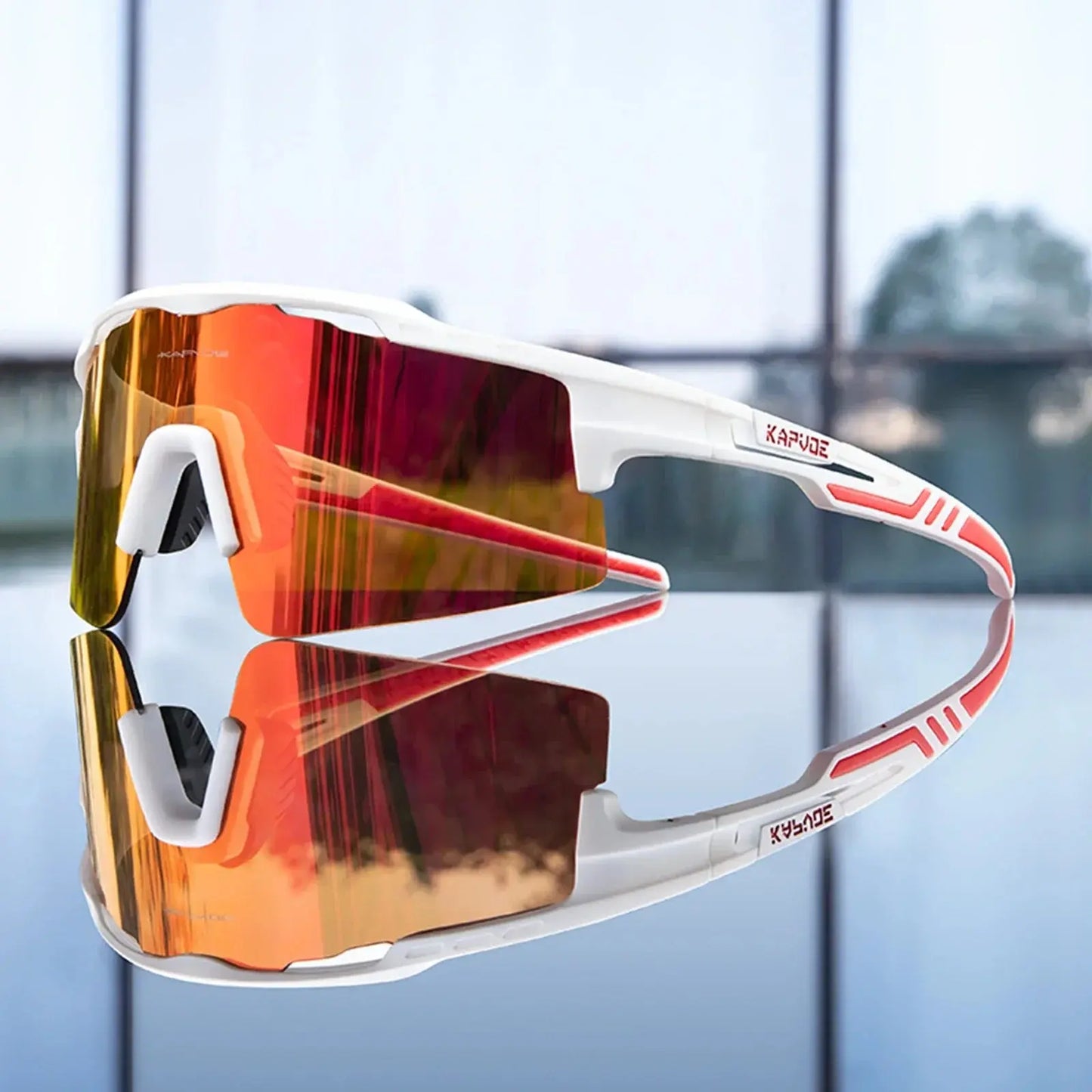 Kapvoe Photochromic Cycling Glasses MTB Riding Skating Sunglasses UV400 Polarized Fishing Goggles Man Woman Bike Bicycle Eyewear PowerGlide Motors & Accessories