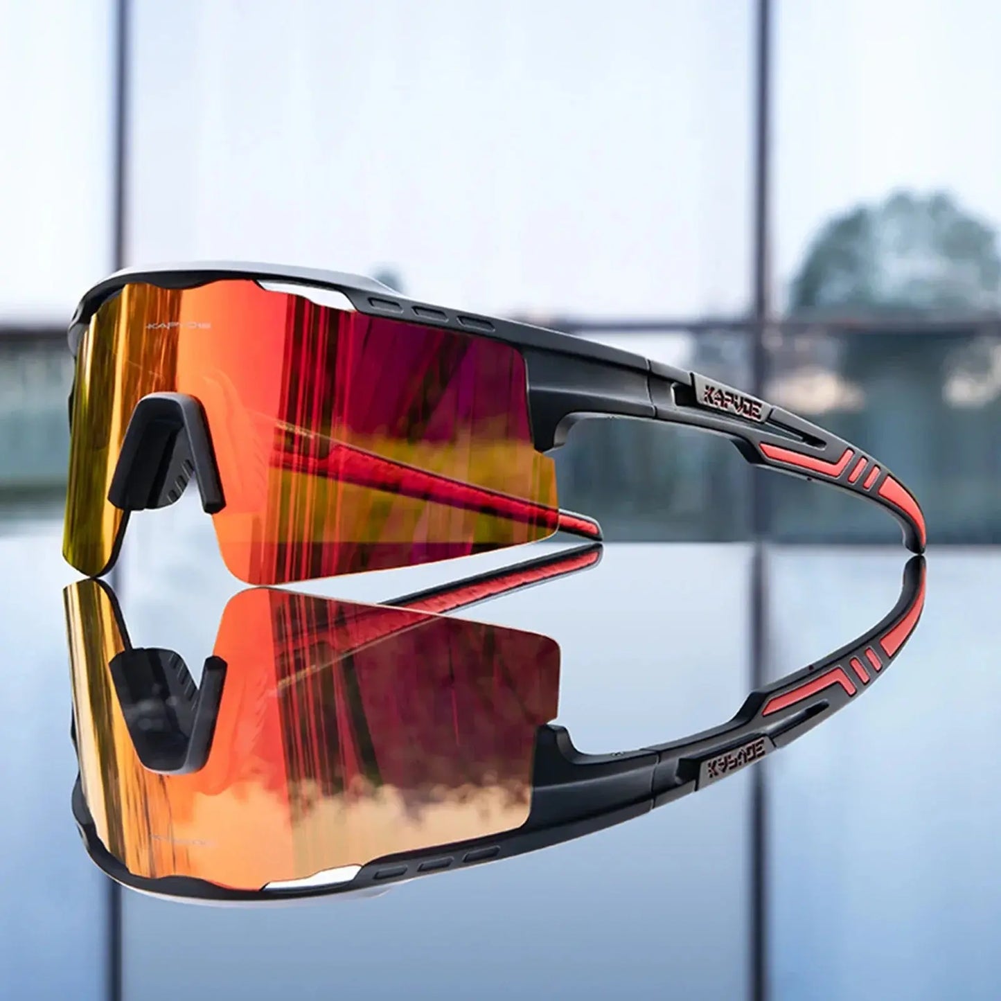 Kapvoe Photochromic Cycling Glasses MTB Riding Skating Sunglasses UV400 Polarized Fishing Goggles Man Woman Bike Bicycle Eyewear PowerGlide Motors & Accessories