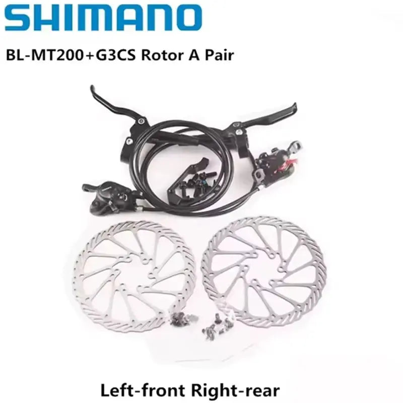 Shimano MT200 Brake BL BR MTB E-bike Hydraulic Disc Brake Bicycle Electric Bike Brake Left Front Right Rear Brake PowerGlide Motors & Accessories