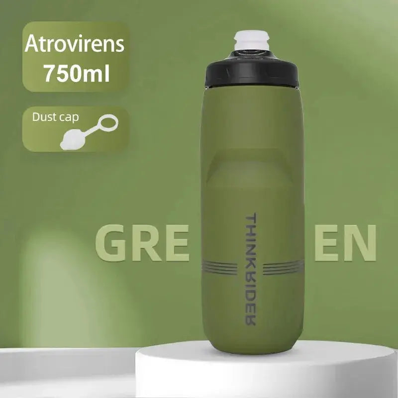 ThinkRider 620ml/750ml Bicycle Bottle MTB Road Bike Water Bottle Outdoor Sports Plastic Portable Large Capacity Drink Cycling PowerGlide Motors & Accessories