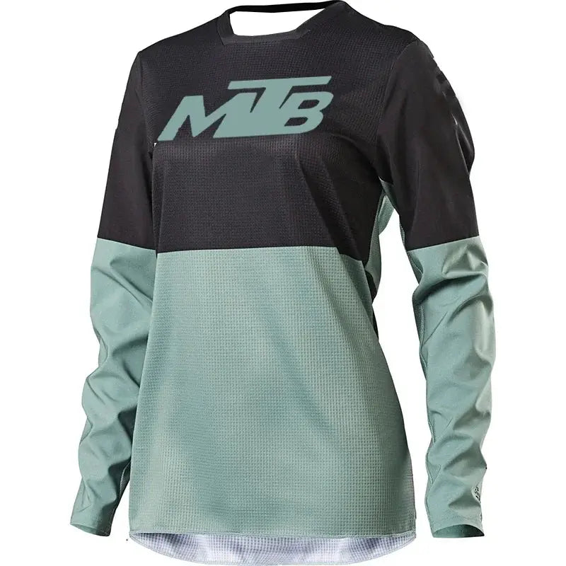 New Downhill Jerseys Mountain Bike MTB Shirts Offroad Motorcycle Jersey Motocross Quick Drying Long Sleeved Sportwear Clothing PowerGlide Motors & Accessories