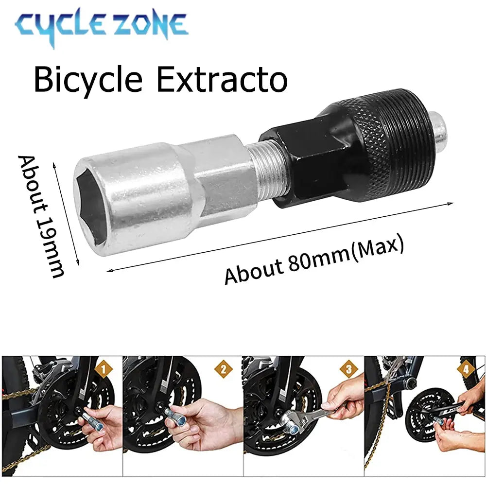 Bicycle Repair Tool Kits Flywheel Remover Cutter Chain Breaker Crank Puller Spoke Wrench MTB Road Bike Maintenance Tools Set PowerGlide Motors & Accessories