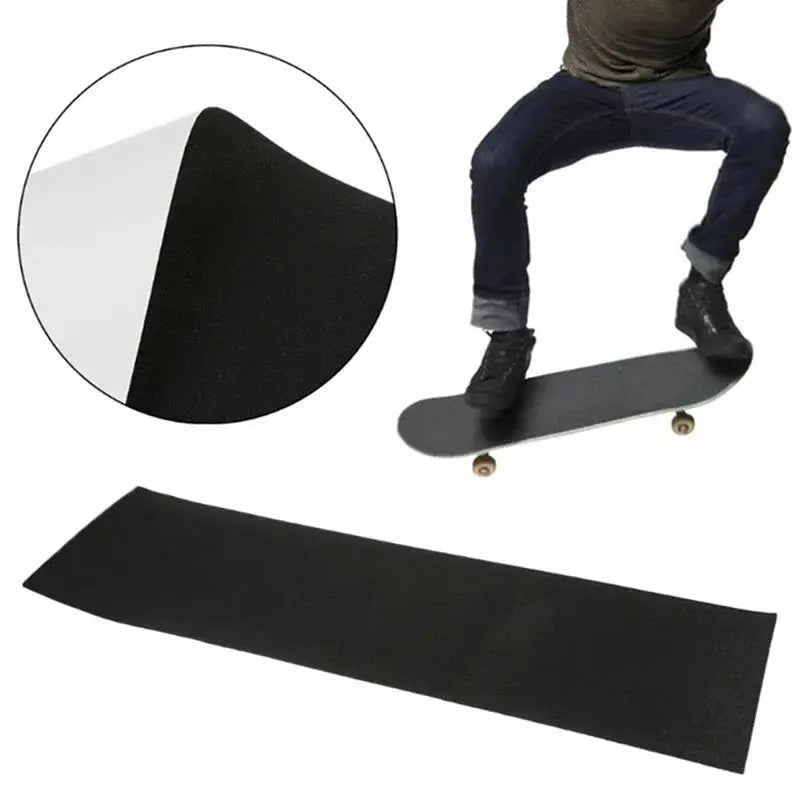 Skateboard Deck Sandpaper Grips Tape Skating Board Longboard Sandpaper Griptapes Skating Board Sticker PowerGlide Motors & Accessories