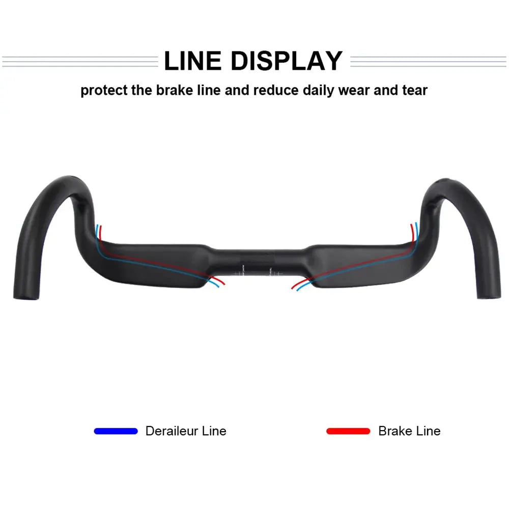 Cycling Gravel Bike Speed Handlebars RXL SL 31.8 Carbon Road Handlebar For Bicycle Internal Routing UD Matte Drop Handle Bar PowerGlide Motors & Accessories