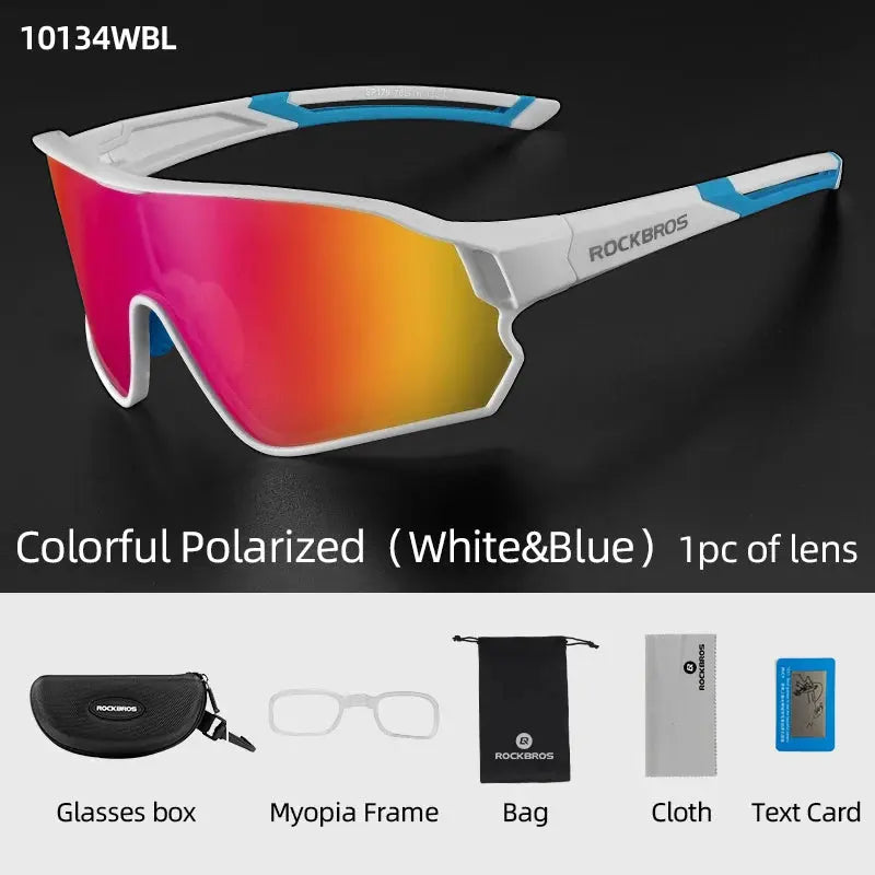 ROCKBROS Bike Glasses Polarized / Photochromic UV400 Sun Protection Sports Eyewear Bicycle Sunglasses MTB Road Cycling Glasses PowerGlide Motors & Accessories