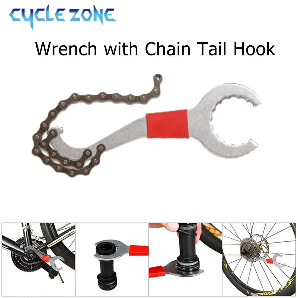 Bicycle Repair Tool Kits Flywheel Remover Cutter Chain Breaker Crank Puller Spoke Wrench MTB Road Bike Maintenance Tools Set PowerGlide Motors & Accessories