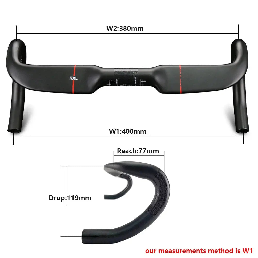 Cycling Gravel Bike Speed Handlebars RXL SL 31.8 Carbon Road Handlebar For Bicycle Internal Routing UD Matte Drop Handle Bar PowerGlide Motors & Accessories