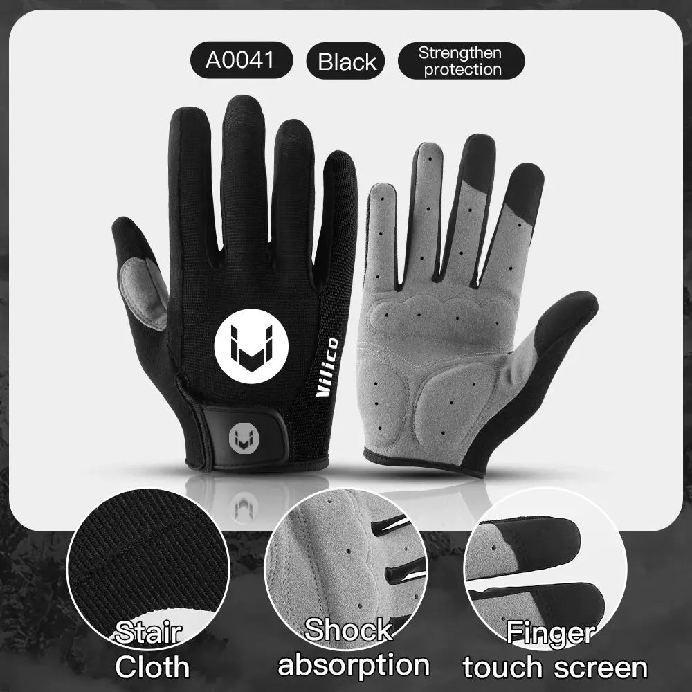 Cycling Anti-slip Half Finger Gloves MTB Bike Bicycle Gloves Pad Men Women Breathable Anti-shock Sports Gloves PowerGlide Motors & Accessories