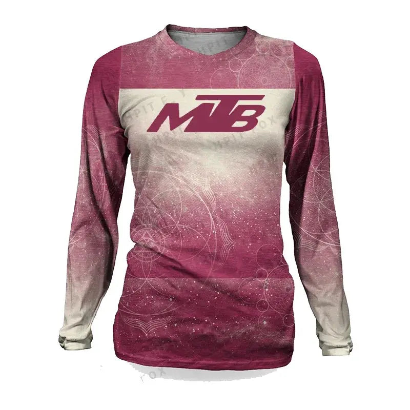 New Downhill Jerseys Mountain Bike MTB Shirts Offroad Motorcycle Jersey Motocross Quick Drying Long Sleeved Sportwear Clothing PowerGlide Motors & Accessories