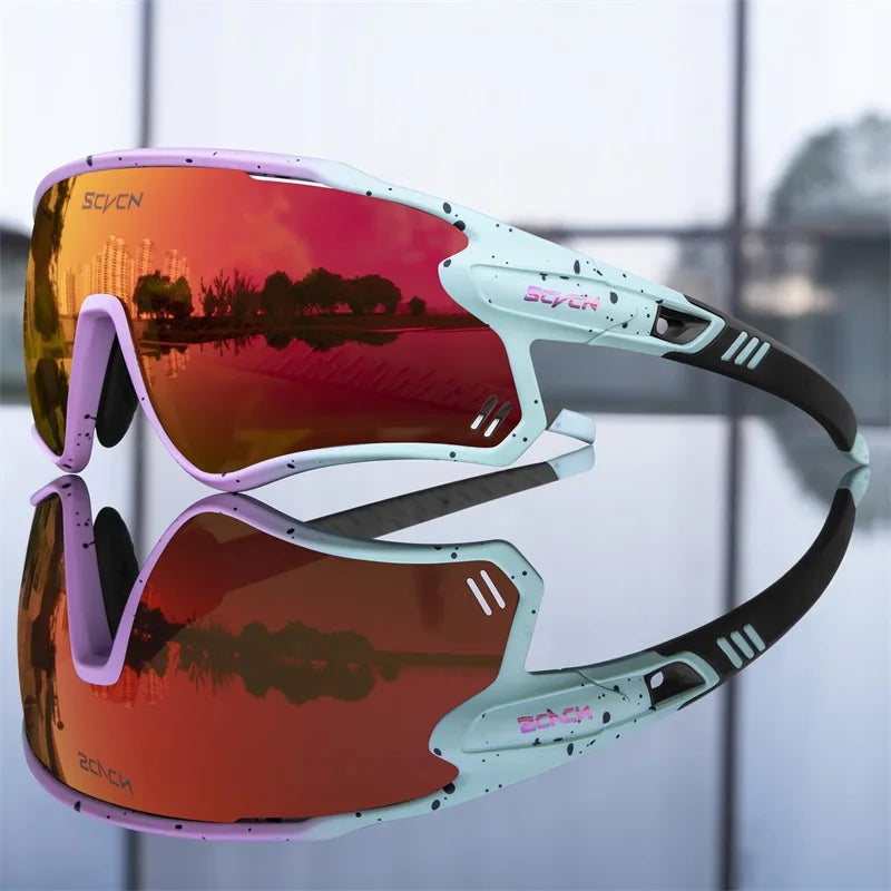 Polarized 3 Lens Men Women Cycling Fishing Sport Glasses Road Bike Racing Goggles Bicycle Running Driving Sunglasses MTB Eyewear