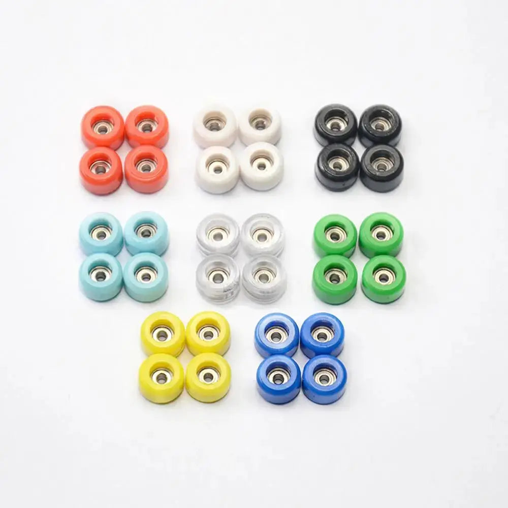 4Pcs Urethane CNC Bearing Wheel For Fingerboard Professional PU+Metal Mini Finger Skate Board Wheels PowerGlide Motors & Accessories