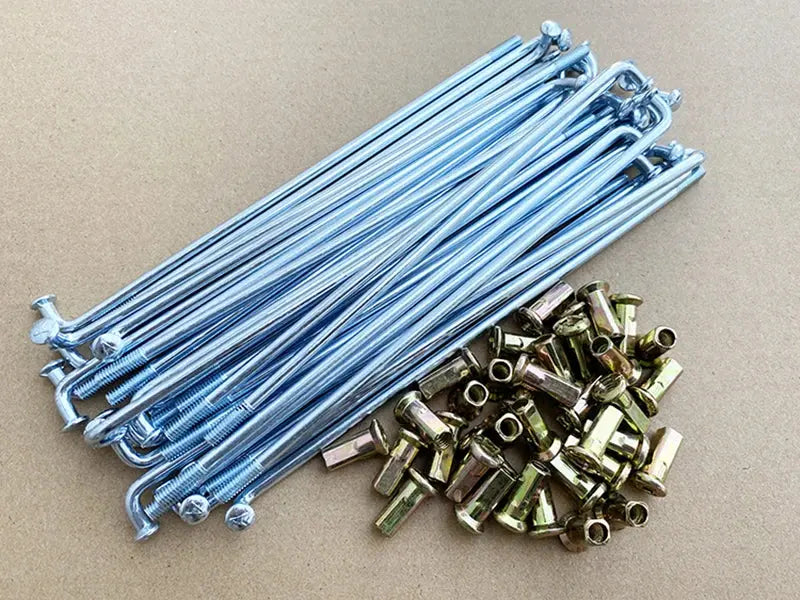 36pcs/lot Bicycle spoke 8G 4.0* 125/130 /138/140/145/150/157/162/168/180/191 mm motorcycle spokes bicycle PowerGlide Motors & Accessories