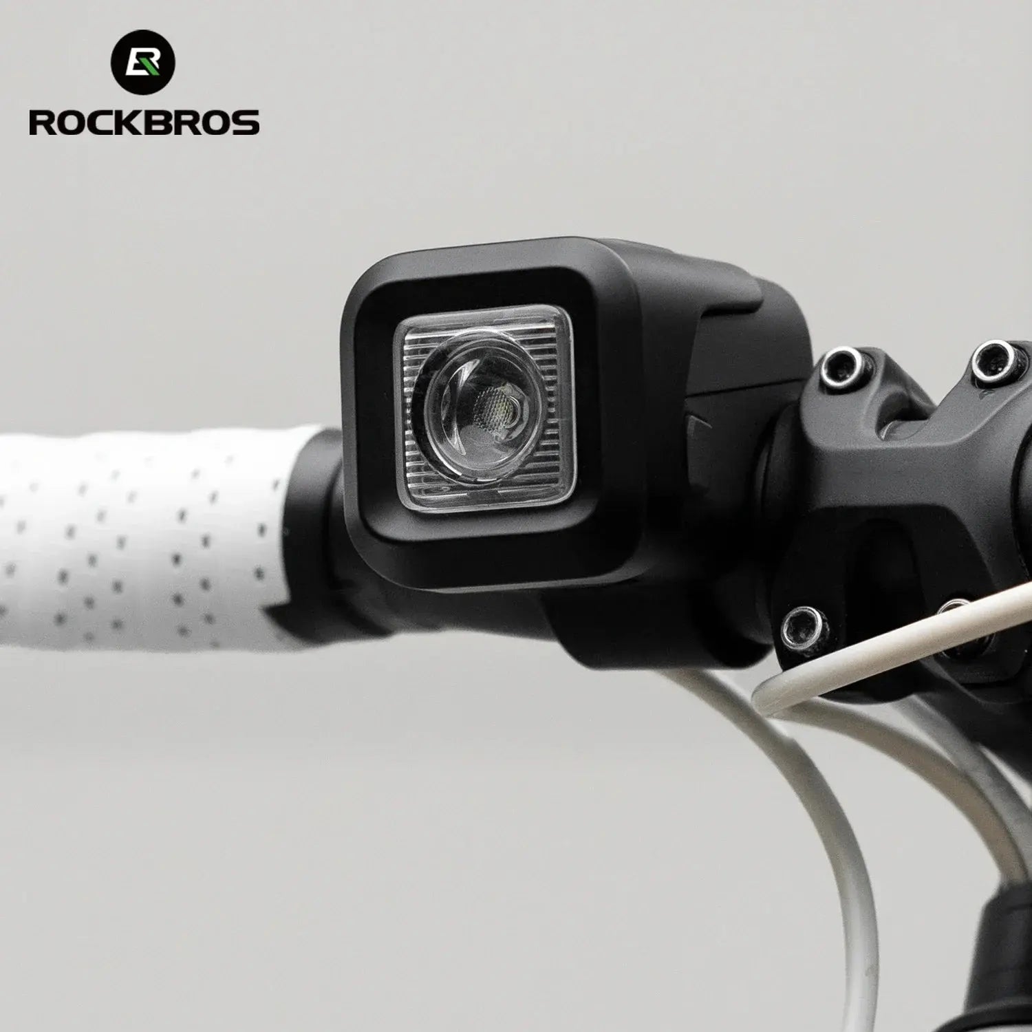ROCKBROS 450LM Bike 120dB Horn Light IPX6 Rainproof Type-C Charging 2300mAh Headlight Warn 2 In 1 Electronic Horn Front Light PowerGlide Motors & Accessories