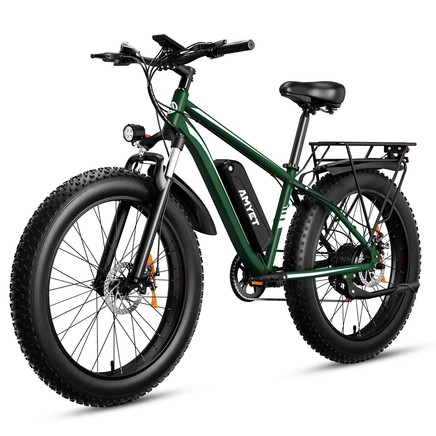 AMYET Electric Bike EB26 Adults Electric Bicycle Peak 1500W 48V 15AH e bike 26" Fat Tire Mountain Bike 31mph  Electric Dirt Bike PowerGlide Motors & Accessories