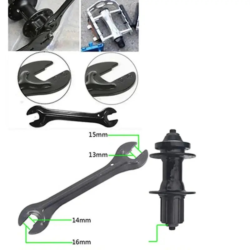Bike Hub Cone Spanner 13/14/15/16mm Bicycle Front Fork Headset Wrench 30/32/36/40mm Portable Mountain Bike Repair Tools Accesory PowerGlide Motors & Accessories